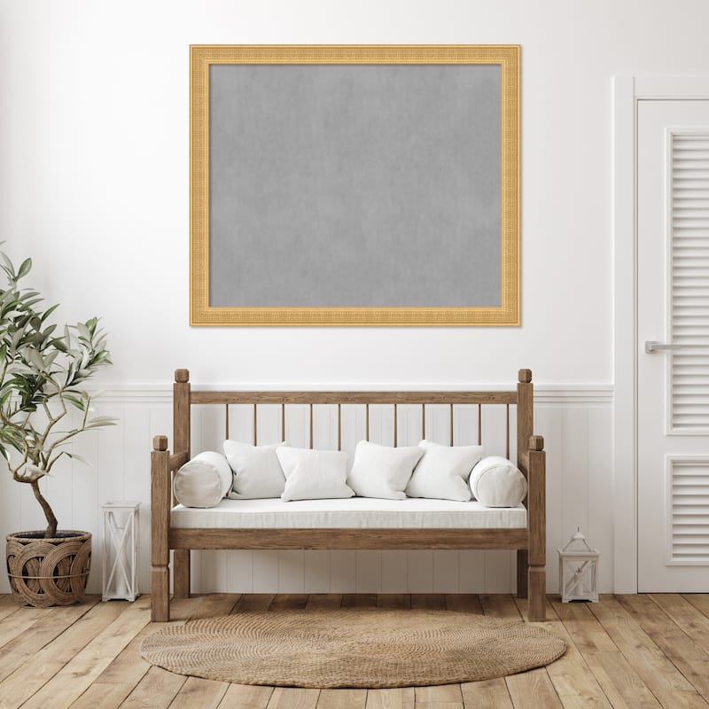 Amanti Art Trellis Gold Framed Magnetic Board