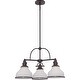 preview thumbnail 2 of 2, Quoizel Grant 3-Light 16" Transitional Chandelier in Palladian Bronze