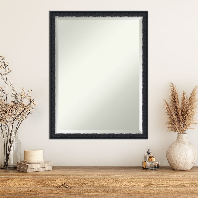 Bethany Beveled Wood Framed Wall Mirror