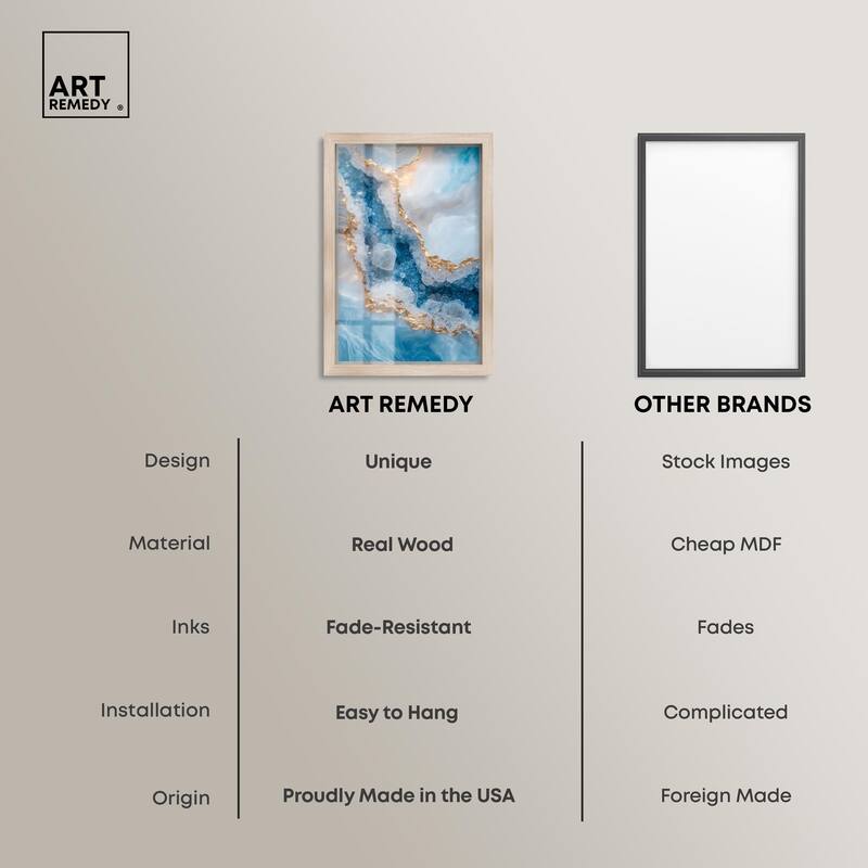 Molten Topaz I Shadowbox by Art Remedy