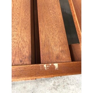 Safavieh Outdoor Living Newport Brown/ Navy Cart-Wheel Adjustable Chaise Lounge Chair - 27.6" x 78.7" x 14.2"