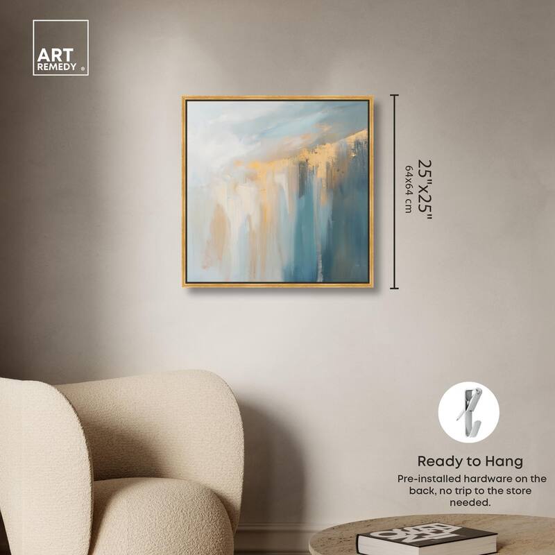 Golden Tears I Canvas by Art Remedy