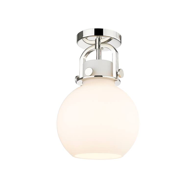 Innovations Lighting Newton Sphere - 1 Light 8" Arched-Frame Flush Mount Light