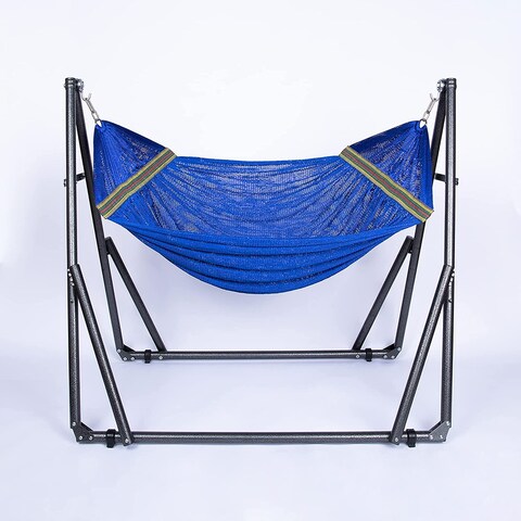 Aurora Home EZ Daze Portable 2 in 1 Hammock and Swinging Chair w/ Stand