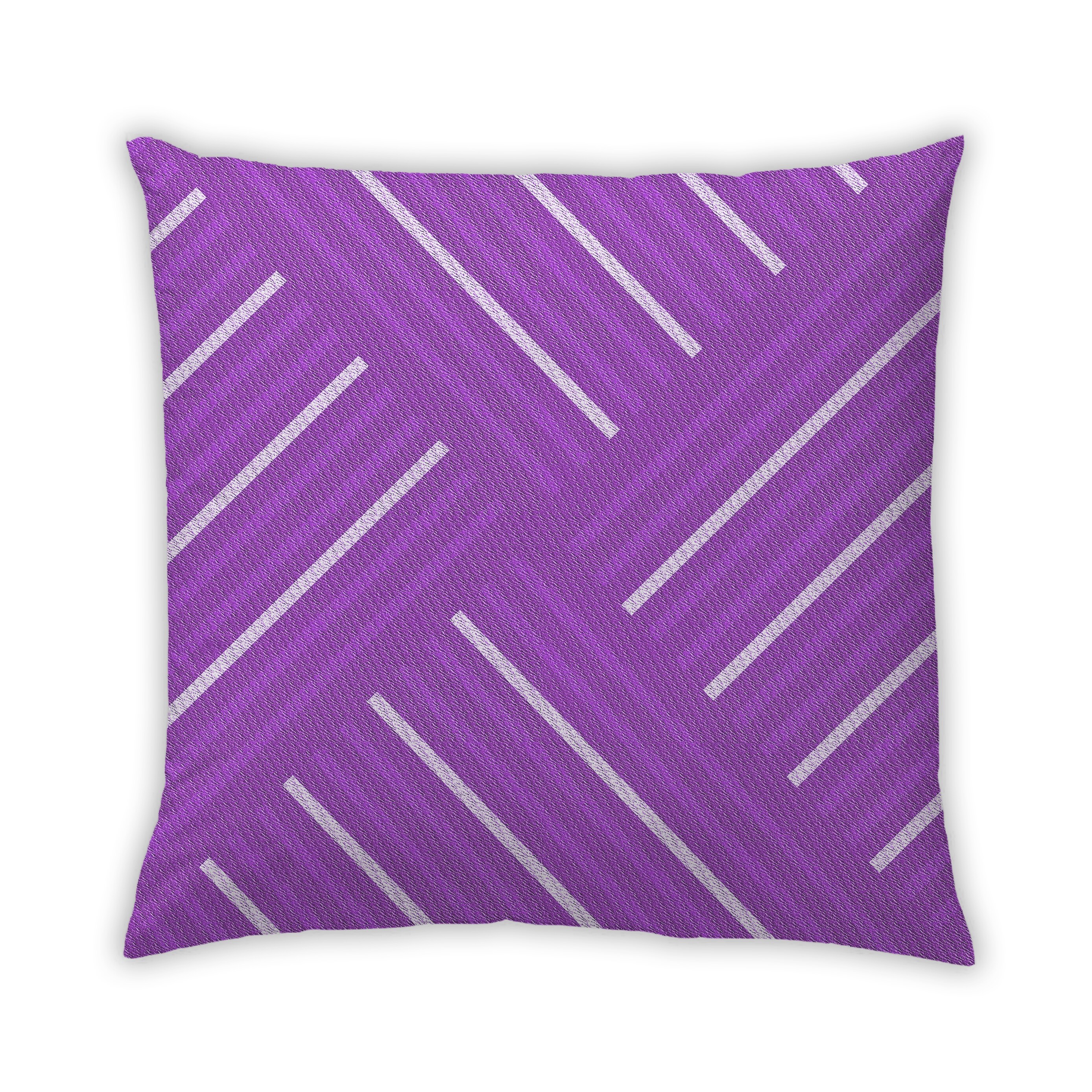 Ahgly Company Patterned Purple Throw Pillow