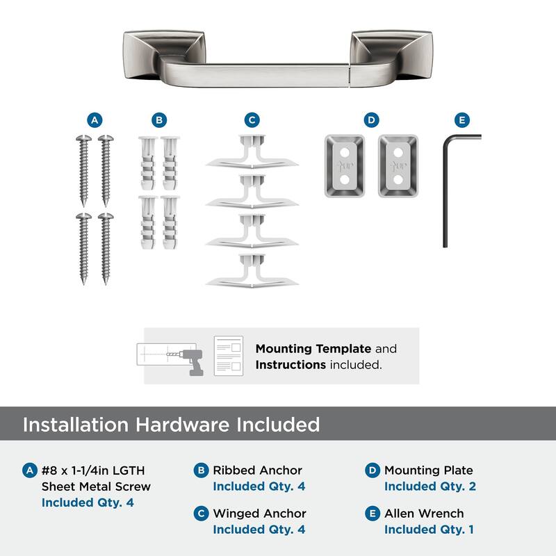 Amerock Highland Ridge Pivoting Double Post Toilet Paper Holder