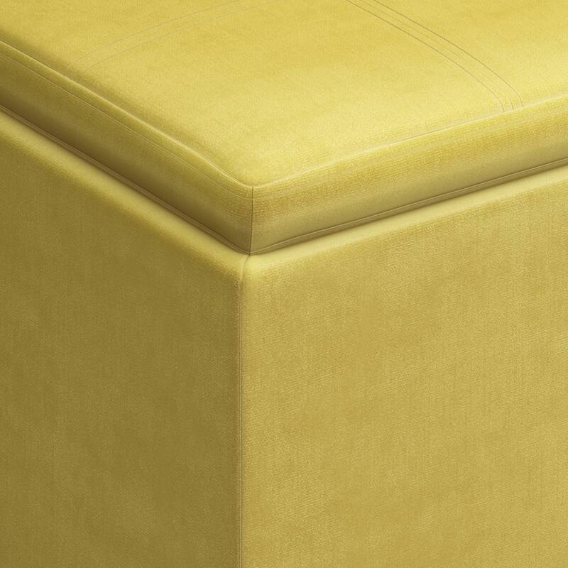 Cube Storage Ottoman with Tray