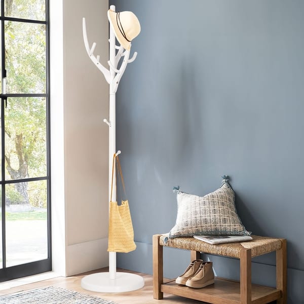 Unique Coat Rack Bekrvio Tree Branch Design, Hooks, Sturdy