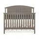 preview thumbnail 17 of 23, Forever Eclectic Hampton Curve Top 4-in-1 Convertible Baby Crib Dapper Gray