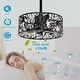 preview thumbnail 8 of 7, 18'' Decor Forward Reverse 5 Blades Ceiling Fan Lamps, Industrial Style Vintage Fan Ceiling Fan with 3 Speeds Adjustable
