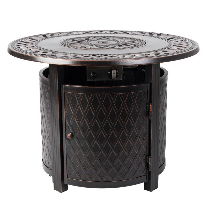 Wagner Round Aluminum Fire Pit - N/A - Multi