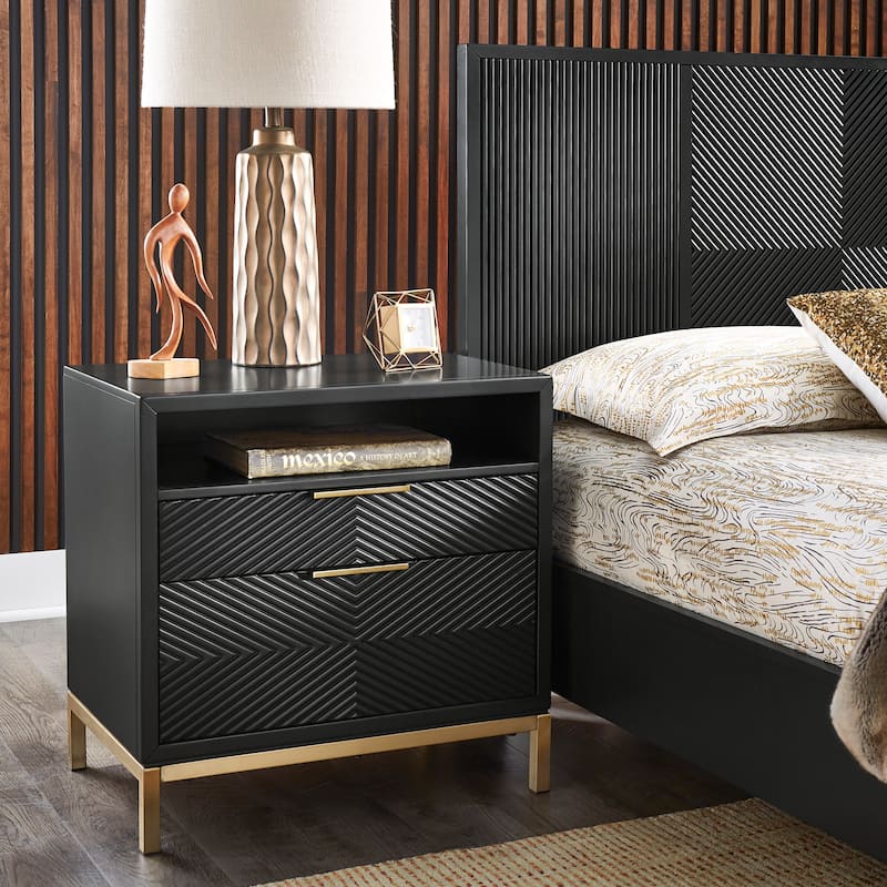 Elea 26" Tall 2 - Drawer Nightstand by iNSPIRE Q Bold