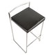 preview thumbnail 66 of 107, Lumisource Stackable Counter Stool with Camel Faux Leather - Set of 2 - 16"Lx17.5"Wx31"H