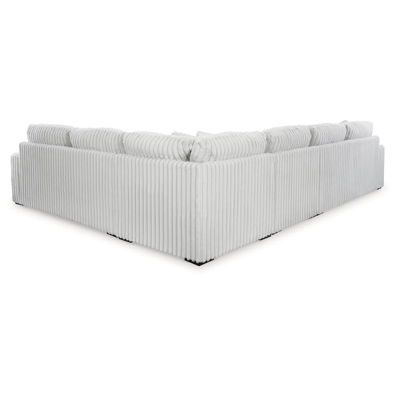 Signature Design by Ashley Stupendous Gray 4-Piece Sectional - 172"W x 133"D x 41"H