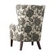 preview thumbnail 3 of 12, Madison Park Leda Swoop Wing Chair