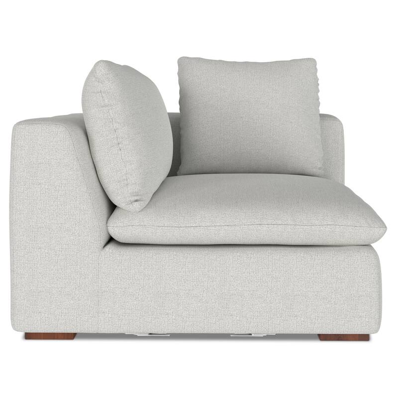 WYNDENHALL Marlee 3-Seater Modular Sofa in Velvety Chenille Performance Fabric