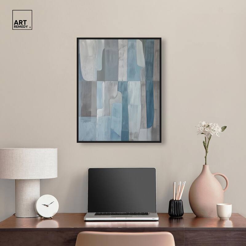 Tessellated Tones II Canvas by Art Remedy