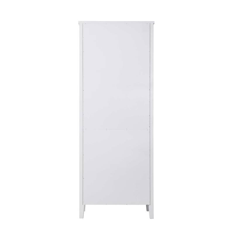 Kensington 16-28 Inch Open Shelving Bath Storage Cabinet