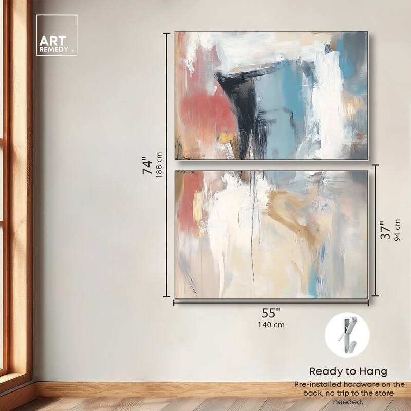 Sanctuary IV Canvas Set of 2 by Art Remedy