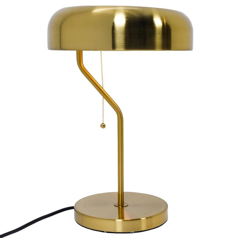 High Quality Modern Bed Side Nightstand Decorative Table/Desk Lamp, Table lamp with Gold Outer and White Inner 110~120V