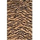 preview thumbnail 3 of 6, SAFAVIEH Handmade Soho Demetrina Tiger N.Z. Wool Rug 3'6" x 5'6" - Gold/Black - Rectangle