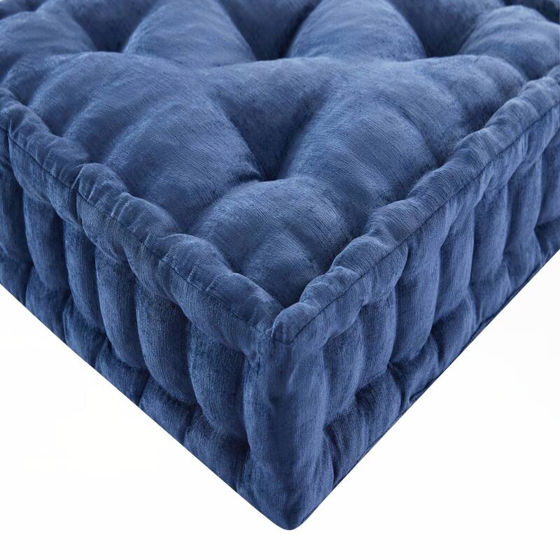 Poly Chenille Square Floor Pillow Cushion-24x24",only 1PC
