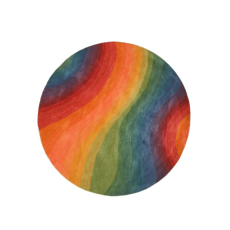 Lollipop Contemporary Abstract Desertland Area Rug - Elegant and Timeless Design