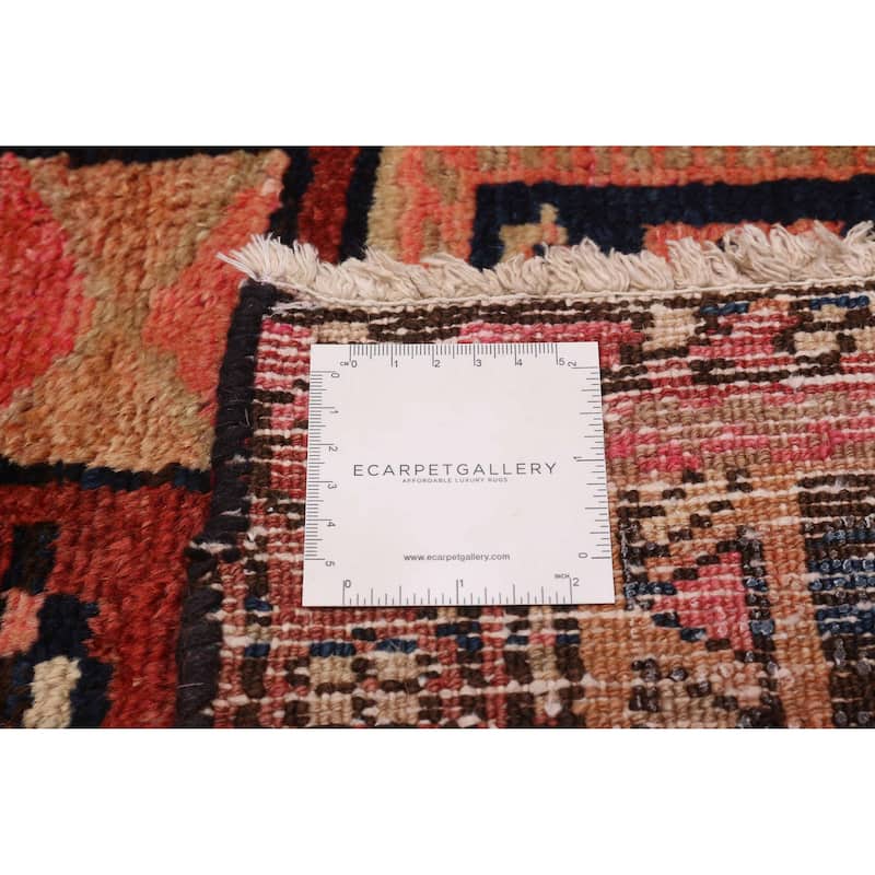 ECARPETGALLERY Hand-knotted Konya Anatolian Navy Wool Rug - 3'7 x 11'6