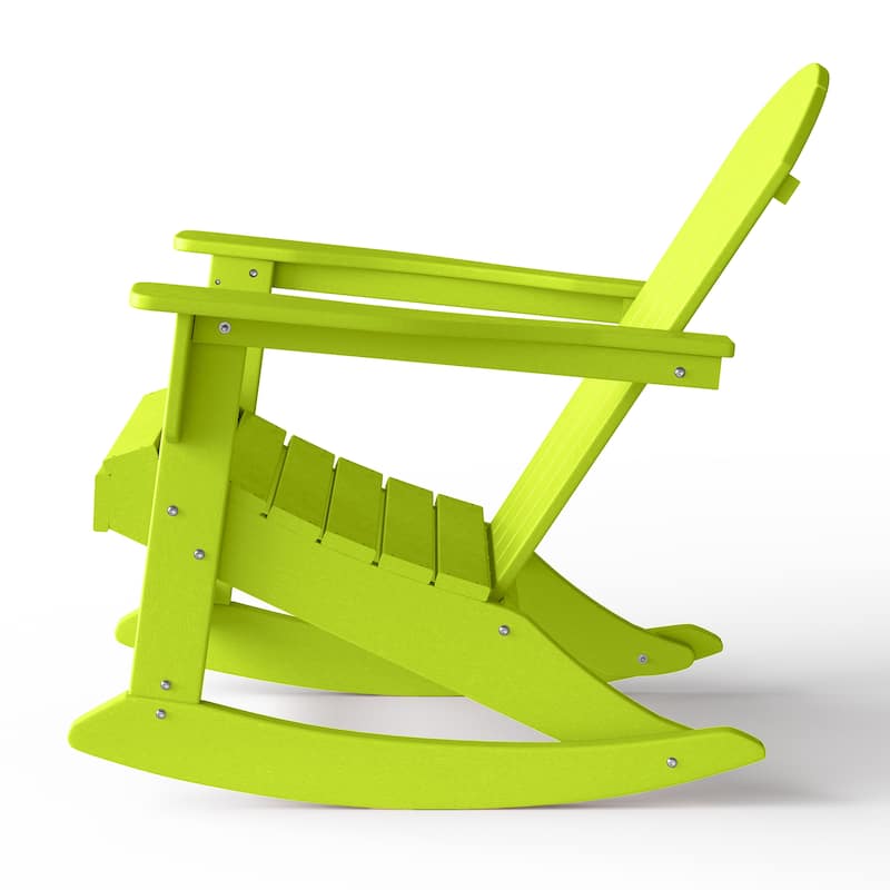 Polytrends Laguna Hdpe All Weather Outdoor Patio Rocking Chair