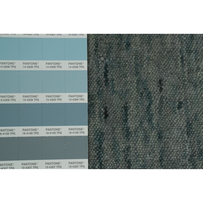 Hand Knotted Oriental 100% Wool Carpet Tribal Animal Pictorial Greys & Charcoal Gabbeh Area Rug - 11' 11'' X 11' 9''