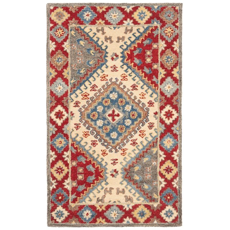 SAFAVIEH Handmade Antiquity Geirlaug Traditional Oriental Wool Rug