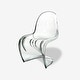 preview thumbnail 2 of 1, Transparent Smoke Kids Panton Chair BULK DEAL Set of 4