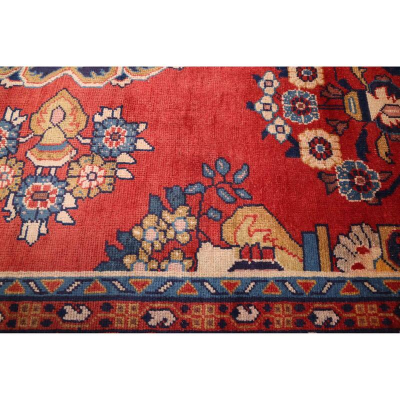 ECARPETGALLERY Hand-knotted Anadol Red Wool Rug - 6'9 x 9'4