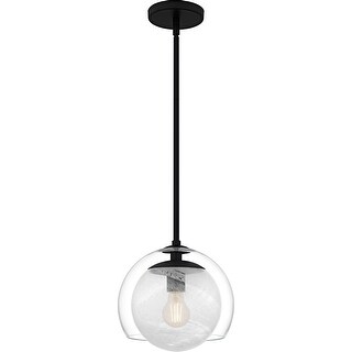 Eslinger 1-Light Matte Black Mini Pendant