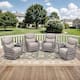 Option Grey Wicker Beige Cushion