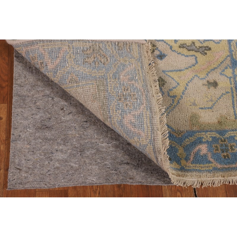 Oushak Oriental Runner Rug Hand-Knotted Wool Carpet - 2'7"x 7'10"