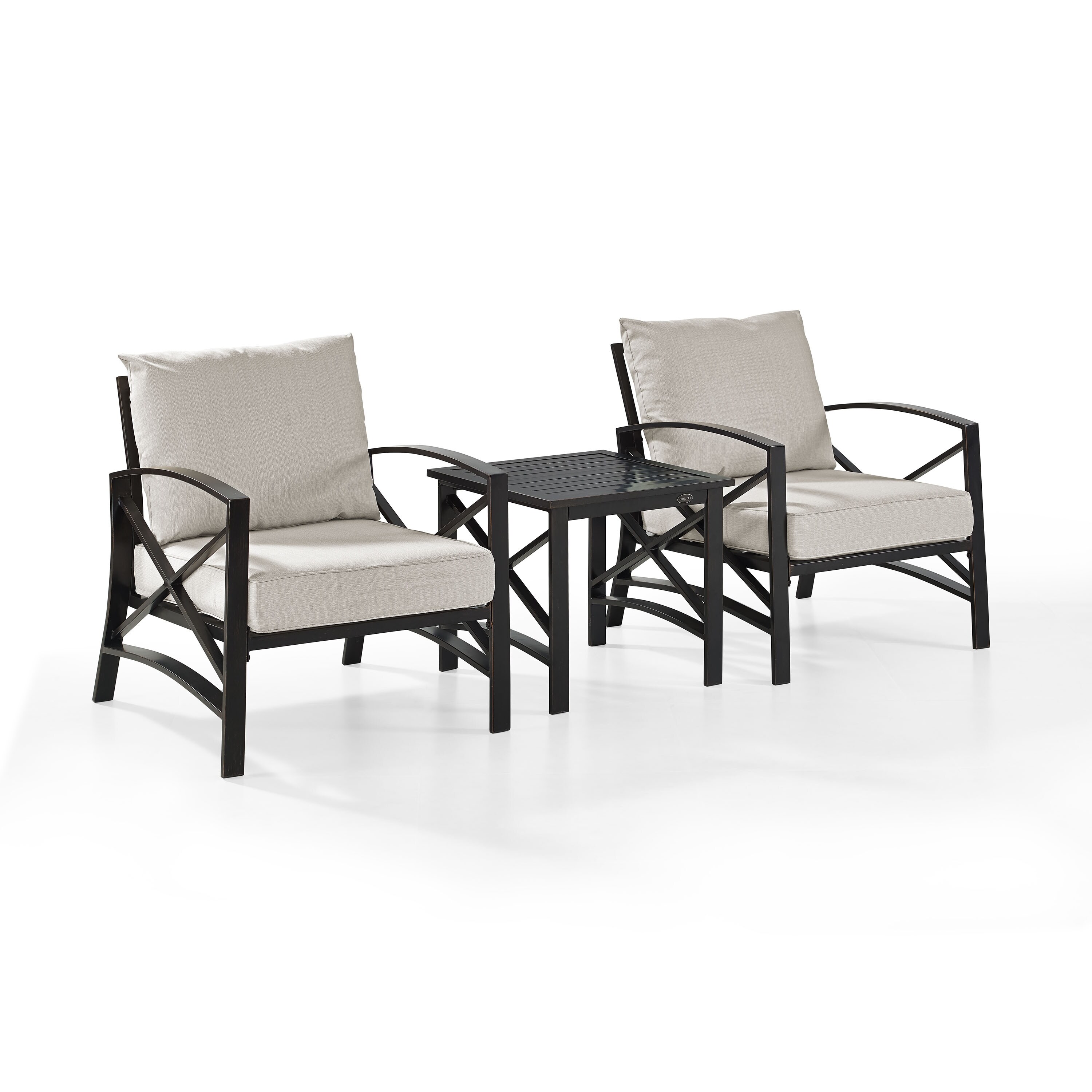Crosley Kaplan 3Pc Outdoor Chair Set - 98