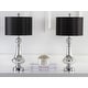 preview thumbnail 6 of 5, SAFAVIEH Lighting 26-inch Mercury Crackle Glass Table Lamp (Set of 2)