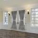 preview thumbnail 4 of 6, Buffalo Check Rod Pocket Door Panel and Tieback
