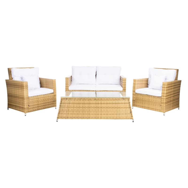 SAFAVIEH Outdoor Living Lorma 4-Piece Patio Set.