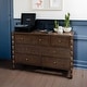preview thumbnail 18 of 33, Max & Lily Jenny Lind 7-drawer Wood Spindle Leg Horizontal Dresser Walnut