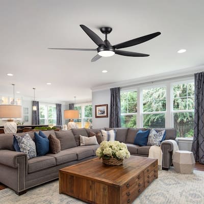 56" Ceiling Fan Light with Remote Control