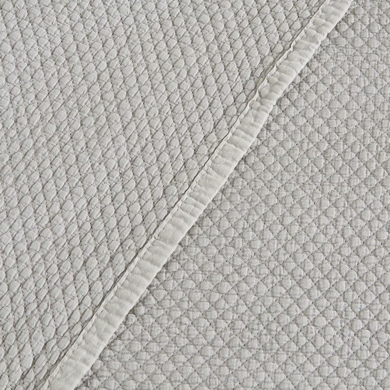 Linery & Co. Soft Stonewashed Stitched Lightweight Quilt Set
