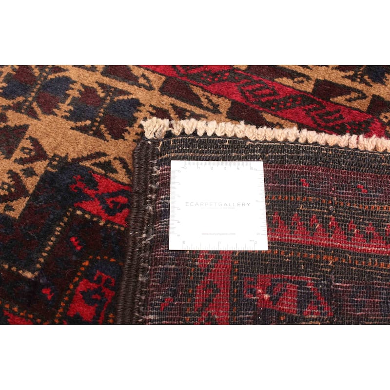 ECARPETGALLERY Hand-knotted Teimani Brown Wool Rug - 3'1 x 5'1