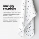 preview thumbnail 4 of 3, Wee Gallery Muslin Swaddle Blanket - Stars
