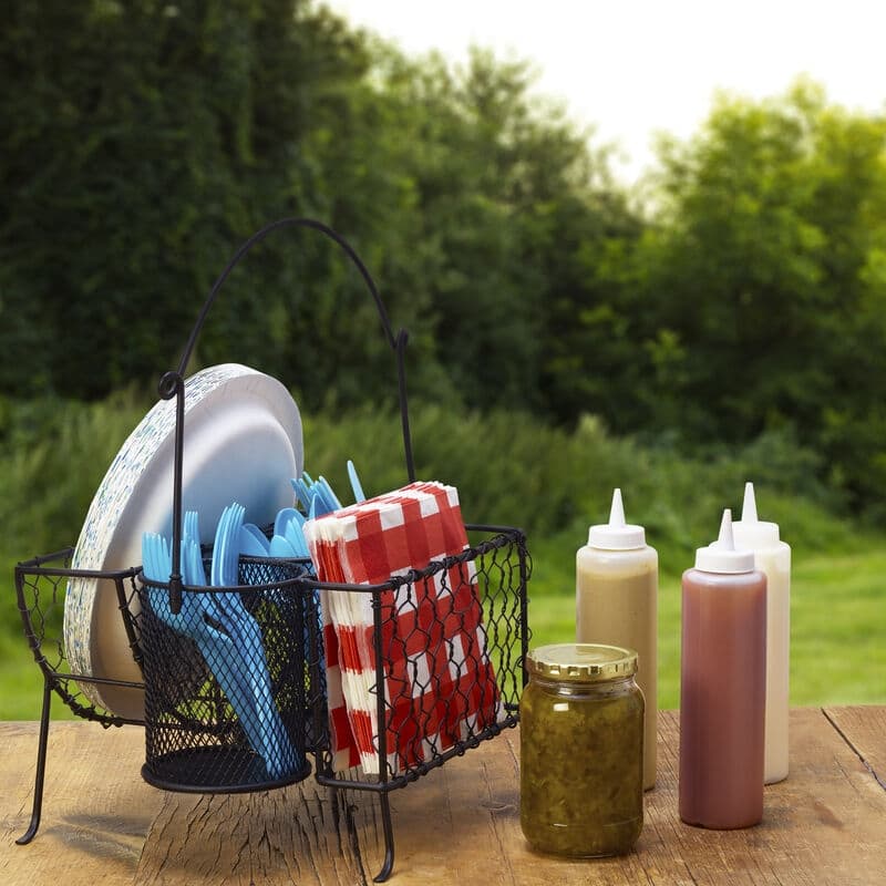 Mikasa Gourmet Basics Farmers Market Picnic Caddy - 13.5" x 15.7"