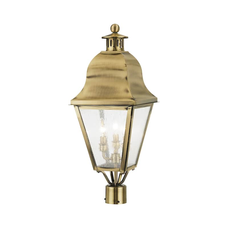 Livex Lighting Amwell 3 Light 26-3/4" High Outdoor Post Light
