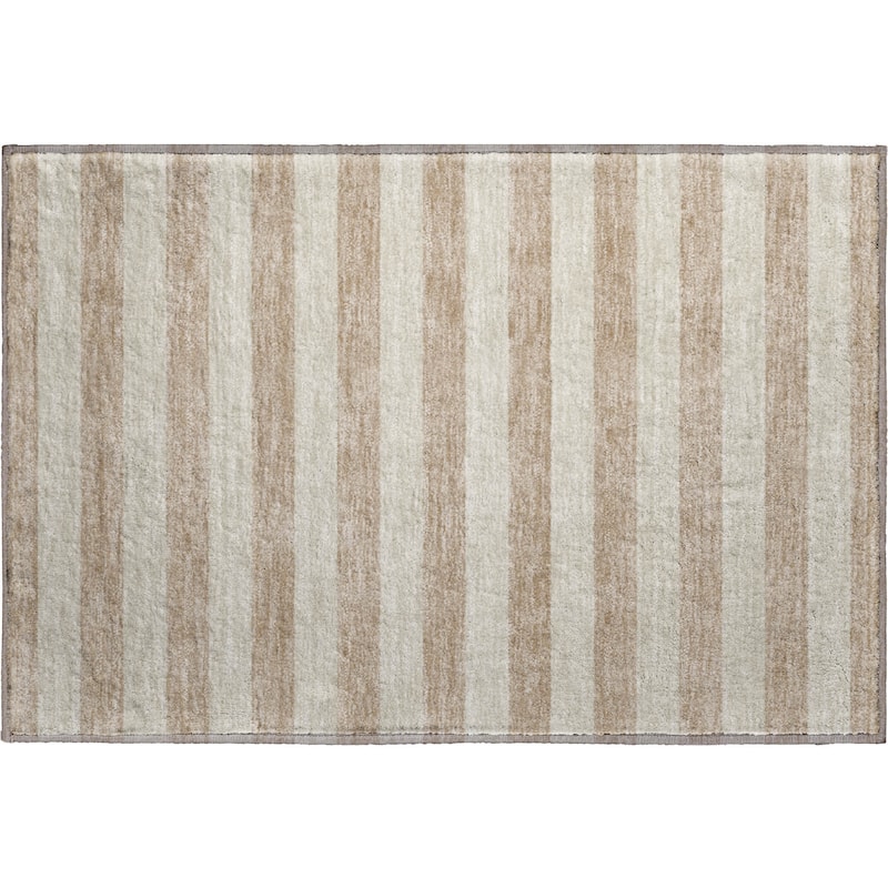 Premium Washable Super Soft Cabana Stripe Mayfield Rug