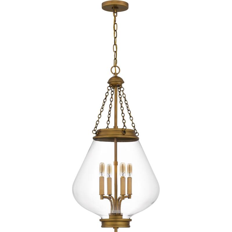 Wallace Pendant - Weathered Brass
