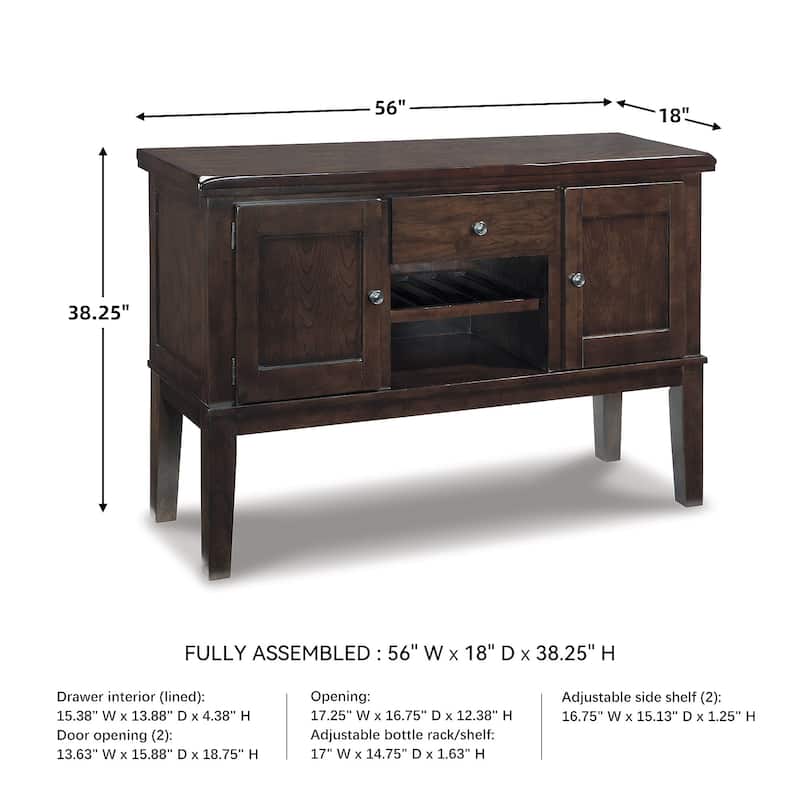 Haddigan Dark Brown Dining Room Server